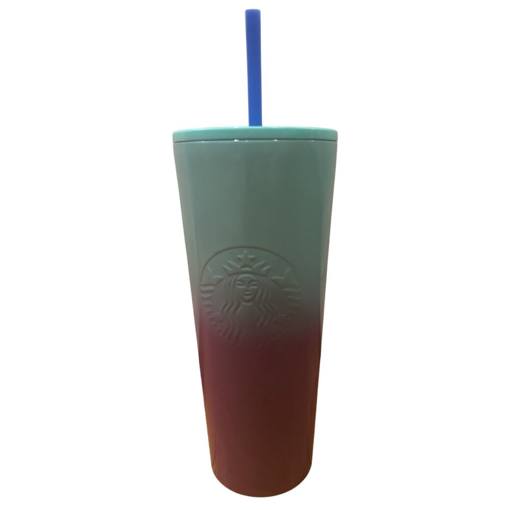 Starbucks 2021 Summer Edition 24 oz Stainless Steel Ombre Tumbler